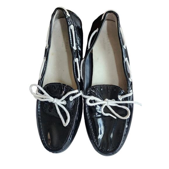 Cole Haan Black Patent Leather Loafers - Picture 1 of 10